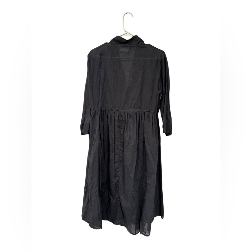 Natural Life 100% Organic Cotton Long Sleeve Dress - Size Medium - Black - Picture 13 of 14